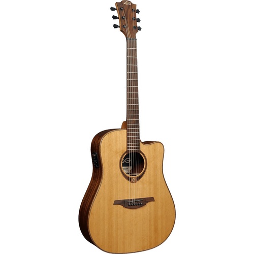 LAG Tramontane 118 T118DCE Acoustic Guitar Dreadnought Solid Cedar Top w/ Pickup