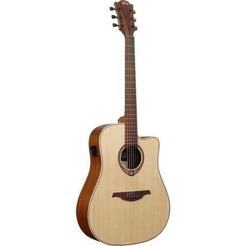 LAG Tramontane T70DCE Acoustic Guitar Natural Satin w' Hard case