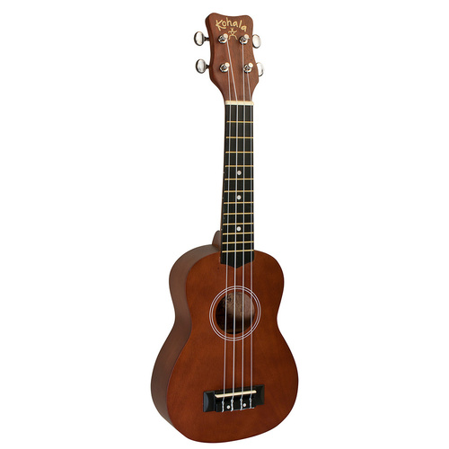 Kohala Akamai Series Soprano Ukulele Natural Satin Finish Eastern Mahogany