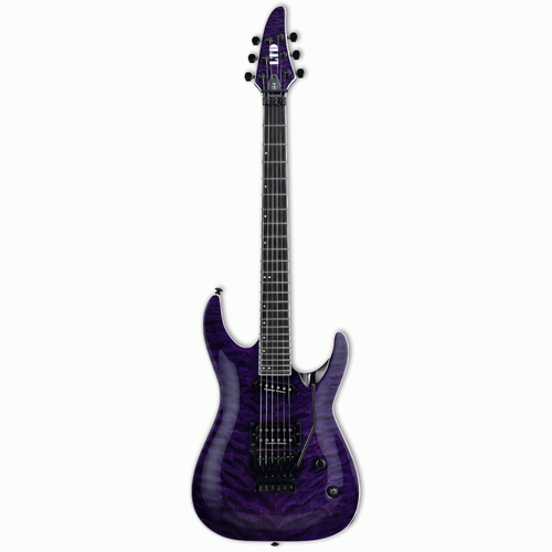 ESP LTD Andy LaRocque ALR-II Guitar - See Thru Purple