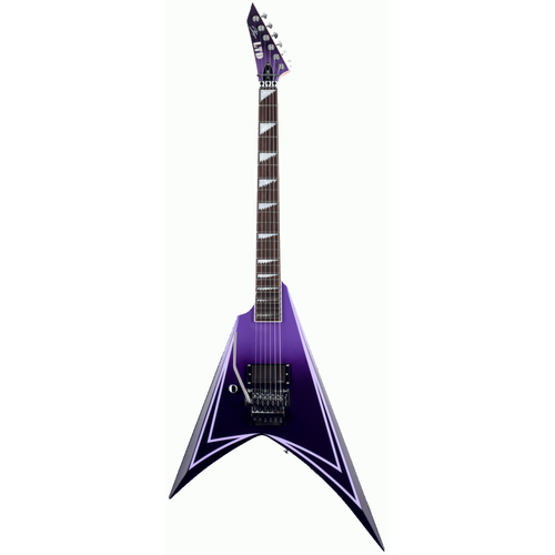 LTD Alexi Laiho Purple Hexed Electric Guitar with Hardshell Case