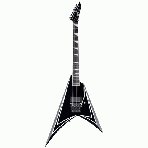 ESP LTD Alexi Sawtooth SE 20th Anniversary Black with White Pinstripes Electric Guitar
