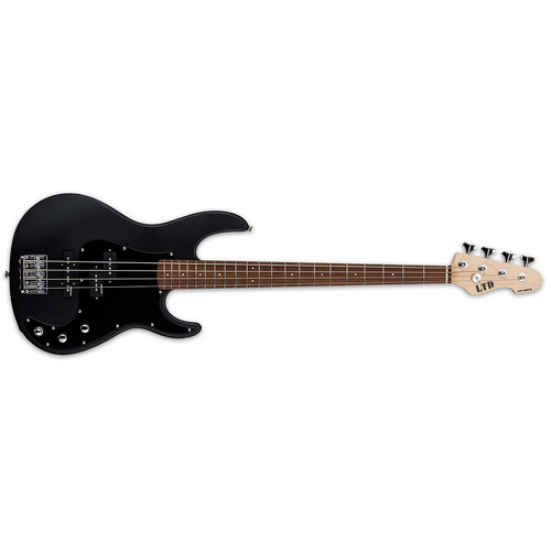 ESP LTD AP-204 4 String Electric Bass Guitar Black Satin