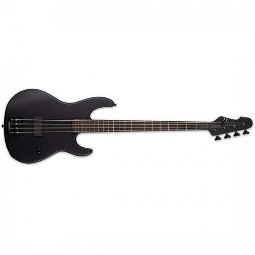 ESP LTD AP-4 BLACK METAL Bass Guitar Black Satin