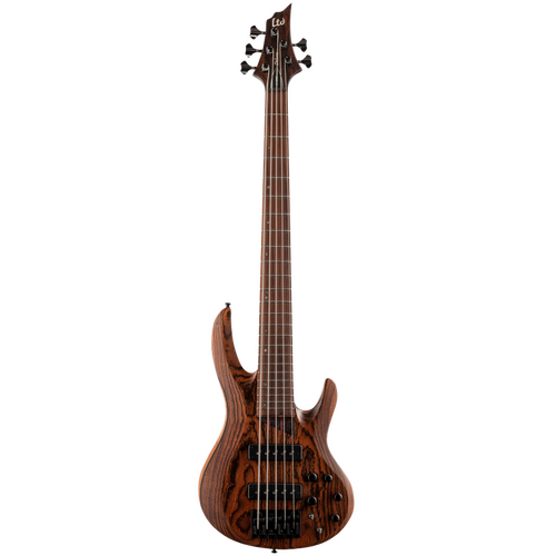 LTD B-1005 NS 5 String Bass with Bocote Top