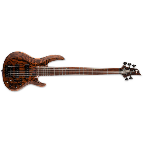 ESP LTD B-1005 5 String Electric Bass Guitar Natural Satin