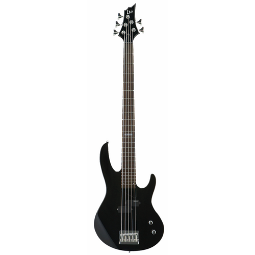 LTD 5 String Bass Guitar Black Satin