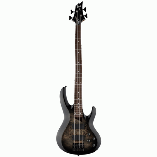 ESP LTD B-204DX Bass Guitar - Black Burst Finish