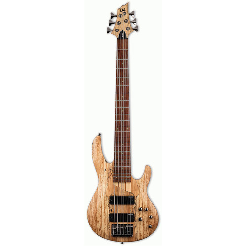ESP LTD B-206 Spalted Maple 6 String Bass Electric Guitar