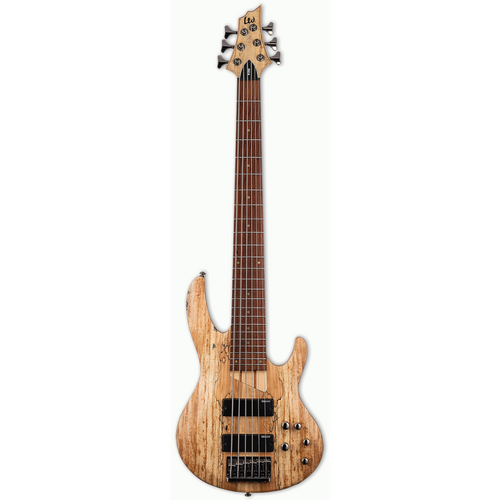 LTD B-Series B-206SM 6 String Bass Guitar Natural Satin Finish