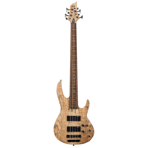 LTD B-208 Spalted Maple 8 String Bass