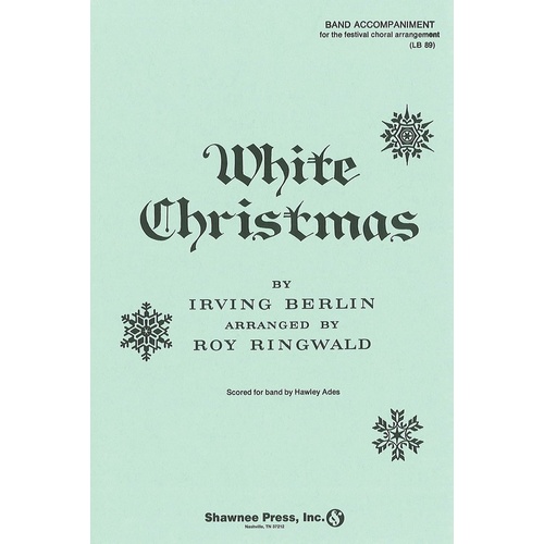 White Christmas Concert Band Opt Orch/Choral Book