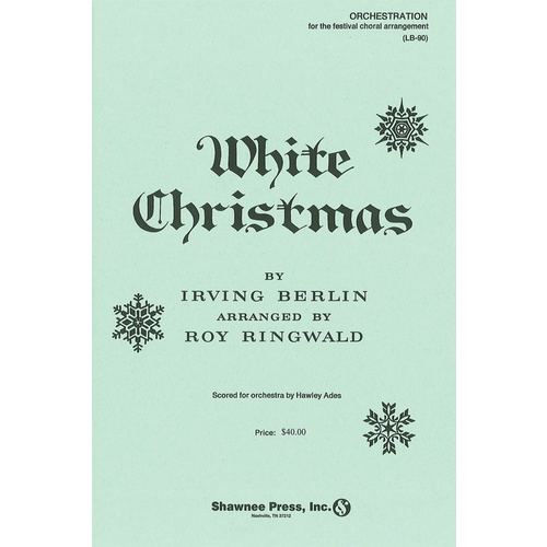White Christmas Orch Accomp Opt Concert Band/Choral Book
