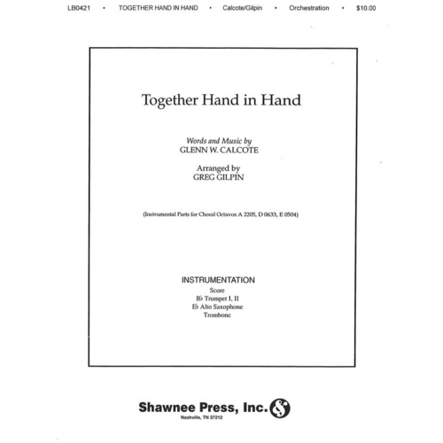 Together Hand In 2 Trumpets A Sax Tb Book