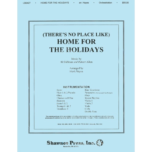 Home For The Holidays Orch Book