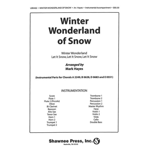 Winter Wonderland Of Snow Lb Orch Book