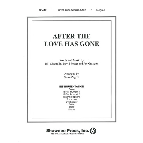 After The Love Has Gone Parts For Instruments Book