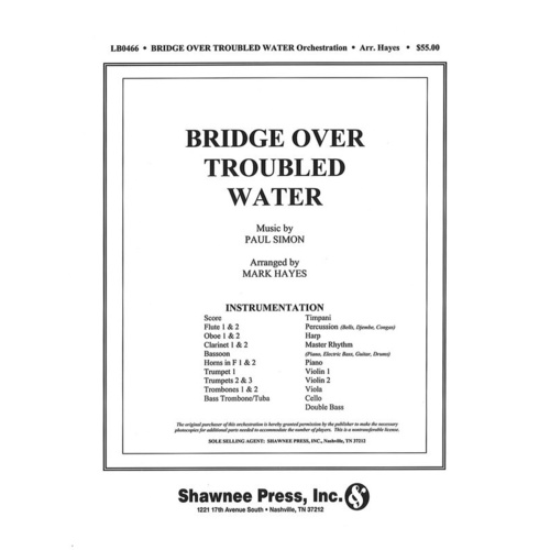 Bridge Over Troubled Water Orchestration Ipak Book