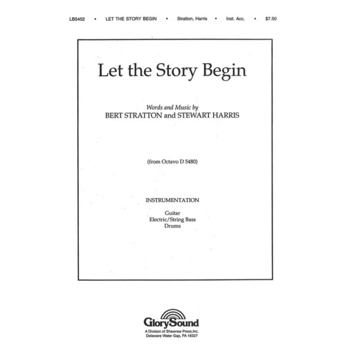 Let The Story Begin Guitar Bass Drums Book