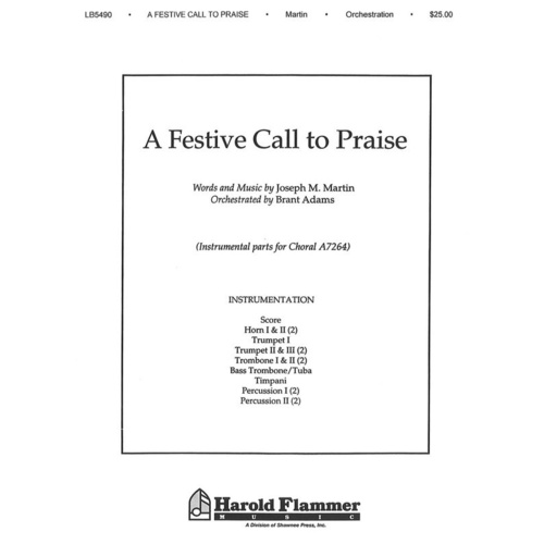 Festive Call To Praise A Brass Percussion Book