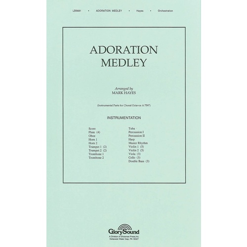 Adoration Medley Orchestration Book