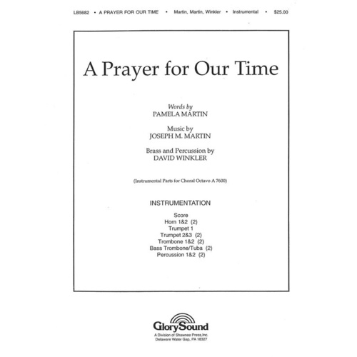 Prayer For Our Time A Brass Choir Book