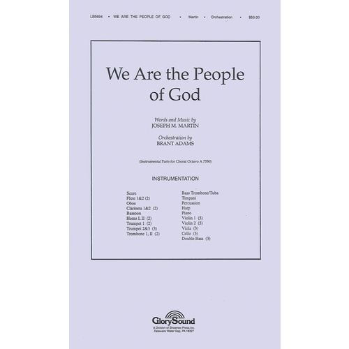 We Are The People Of God Orchestration Book