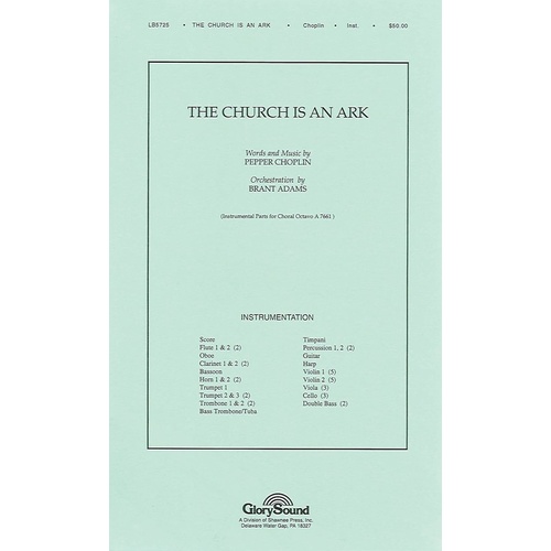 Church Is An Ark Orchestra Book