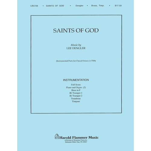 Saints Of God Brass Timp Book