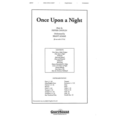 Once Upon A Night Orchestra Book