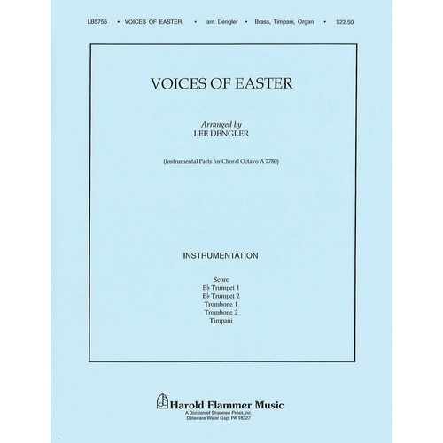Voices Of Easter Brass Timp Org Book