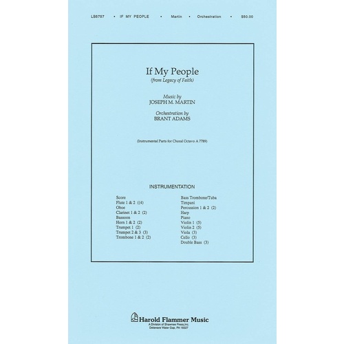 If My People Martin Orchestration Book