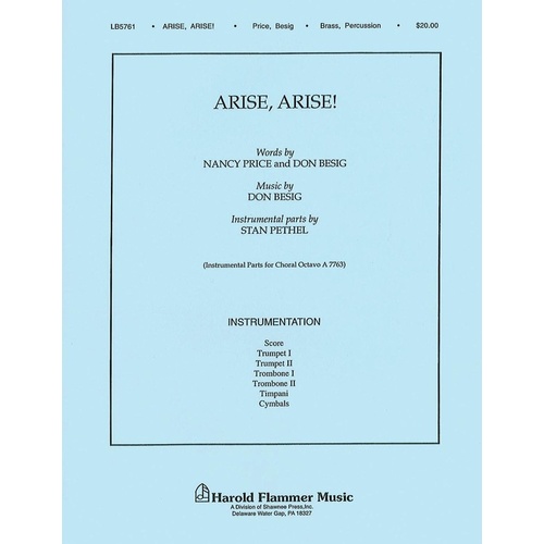 Arise Brass Percussion Book
