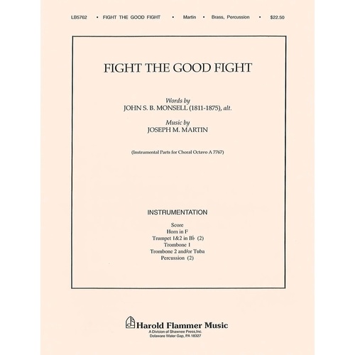 Fight The Good Brass Percussion Book