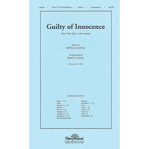 Guilty Of Innocence Orchestration Book
