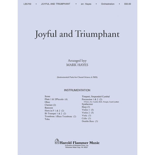 Joyful And Triumphant Orchestra Book
