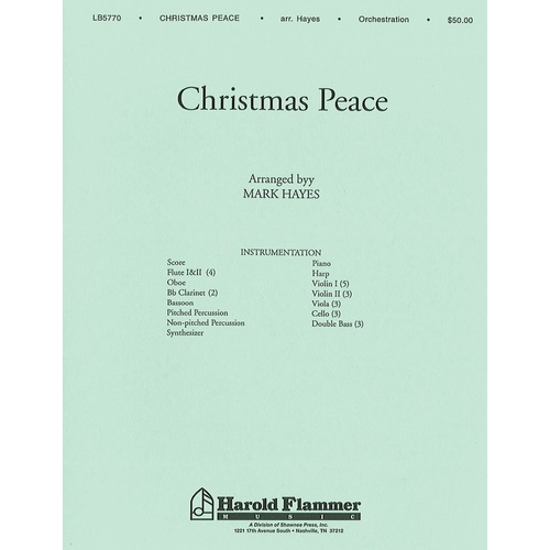 Christmas Peace Orchestra Book