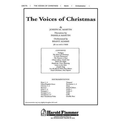 Voices Of Christmas Orchestra Book