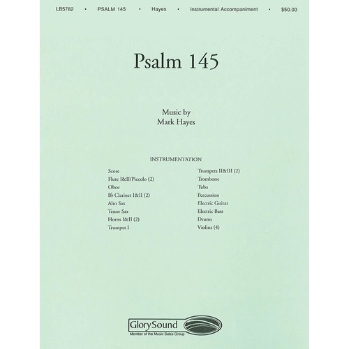 Psalm 145 Brass Book