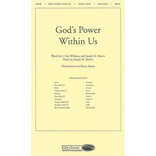 Gods Power Within Us Orchestration Book