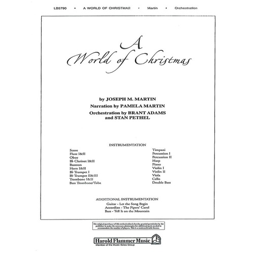 A World Of Christmas Orchestration Book