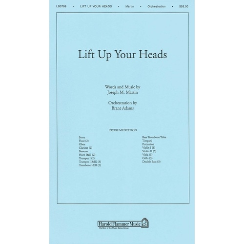 Lift Up Your Heads From Journey Of Promises Orch Book