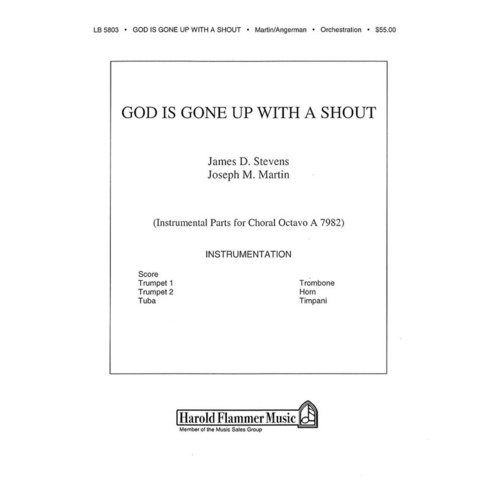 God Is Gone Up With A Shout Orch Book
