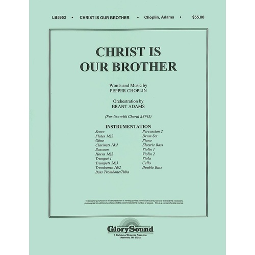 Christ Is Our Brother Full Orchestration Book