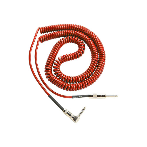 Lava Retro Coil 20Ft Straight To R Angle Met Red