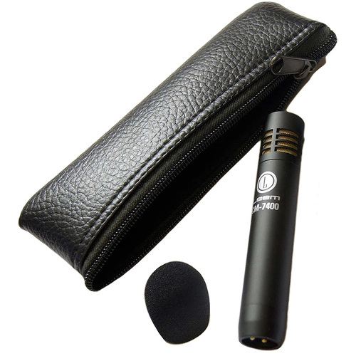 Leem LCM-7400 Studio Vocal Condenser Microphone with Windscreen & Carry Pouch