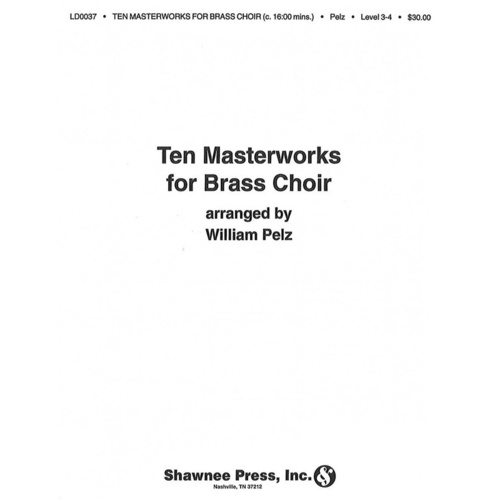 Ten Masterworks For Brass Choir Book