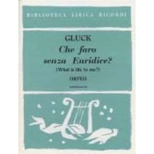 Che Faro Senza Euridice Low Key C (Softcover Book)
