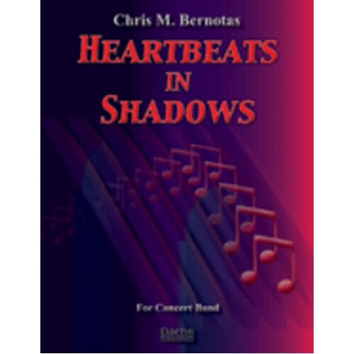 Heartbeats In Shadows Concert Band 3 Score/Parts Book