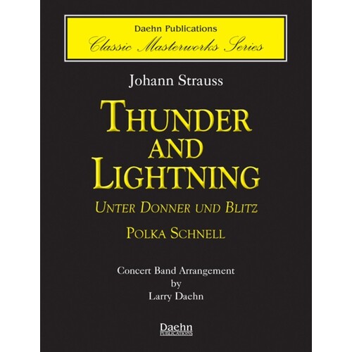 Thunder And Lightning Concert Band 4 Score/Parts Book